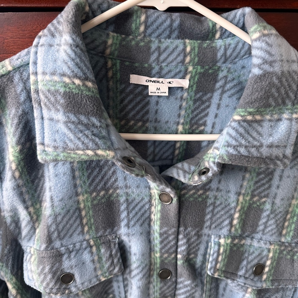 NEW ONeill Fleece Snap Up Top - Med - Never Worn!!